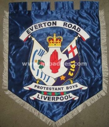 Hand Embroidered Bannerette