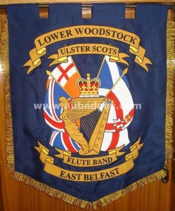 Hand Embroidered Bannerette