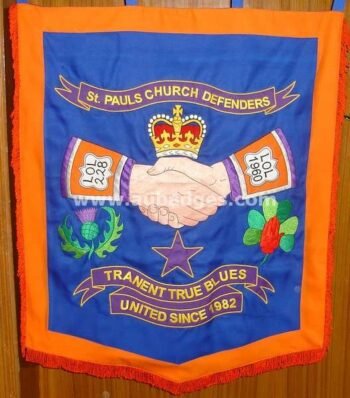 Hand Embroidered Bannerette