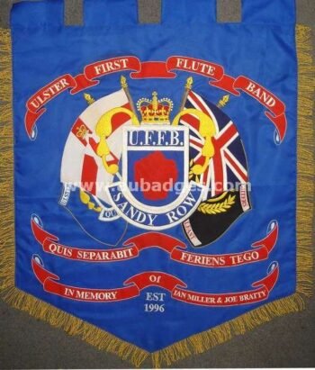 Hand Embroidered Bannerette