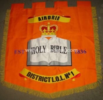 Hand Embroidered Bannerette