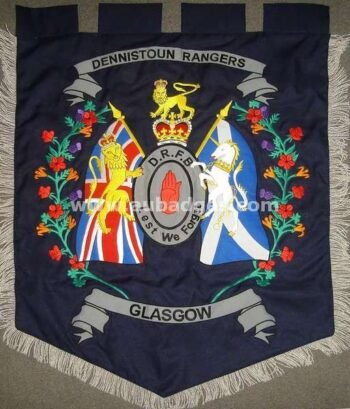 Hand Embroidered Bannerette