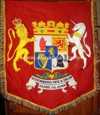 Hand Embroidered Bannerette