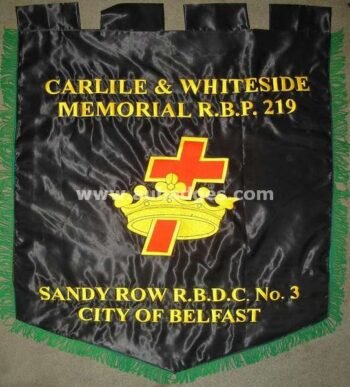 Hand Embroidered Bannerette