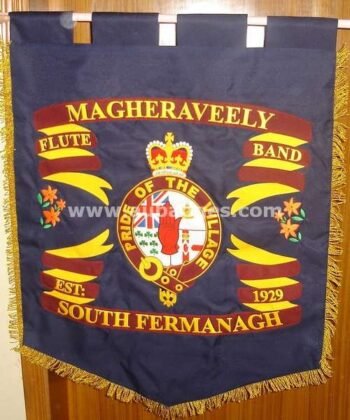 Hand Embroidered Bannerette