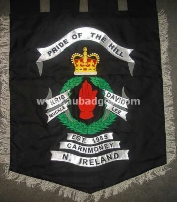 Hand Embroidered Bannerette