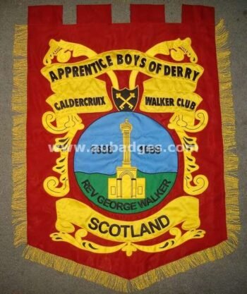 Hand Embroidered Bannerette