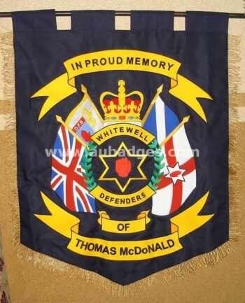 Hand Embroidered Bannerette