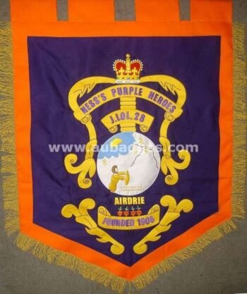 Hand Embroidered Bannerette