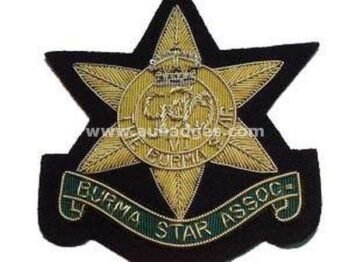 Bullion Wire Cap Badges