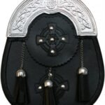 Dress-Sporran-Chrome-Celtic-Cantle-Cross-embossed-on-body-with-studs-chain-straps-included.jpg