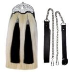 Horse-Hair-Sporran-White-Hair-with-2-black-Tassels-Thistle-Cantle-Chain-Straps.jpg