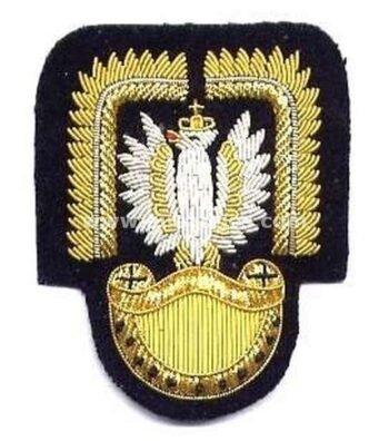 Bullion Wire Cap Badges