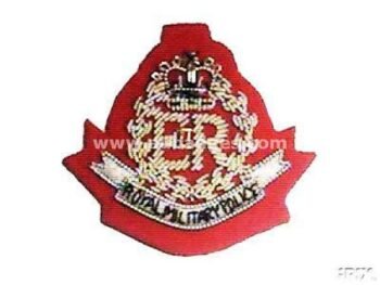 Bullion Wire Cap Badges