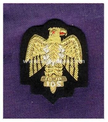 Bullion Wire Cap Badges