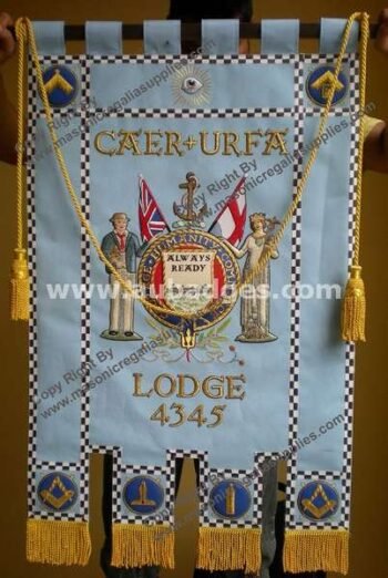 Hand Embroidered Bannerette