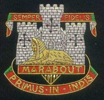 Bullion Wire Cap Badges