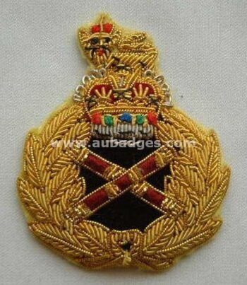 Bullion Wire Cap Badges