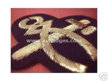 Bullion Wire Cap Badges