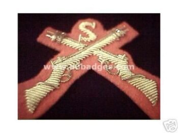 Bullion Wire Cap Badges