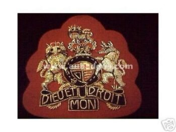 Bullion Wire Cap Badges